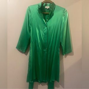 VALLE & VIK SILK DRESS [GREEN]